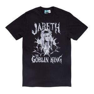 Labyrinth Unisex Adult The Goblin King Tour Back Print T-Shirt / Black